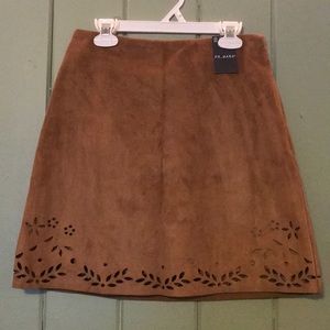 Suede Skirt